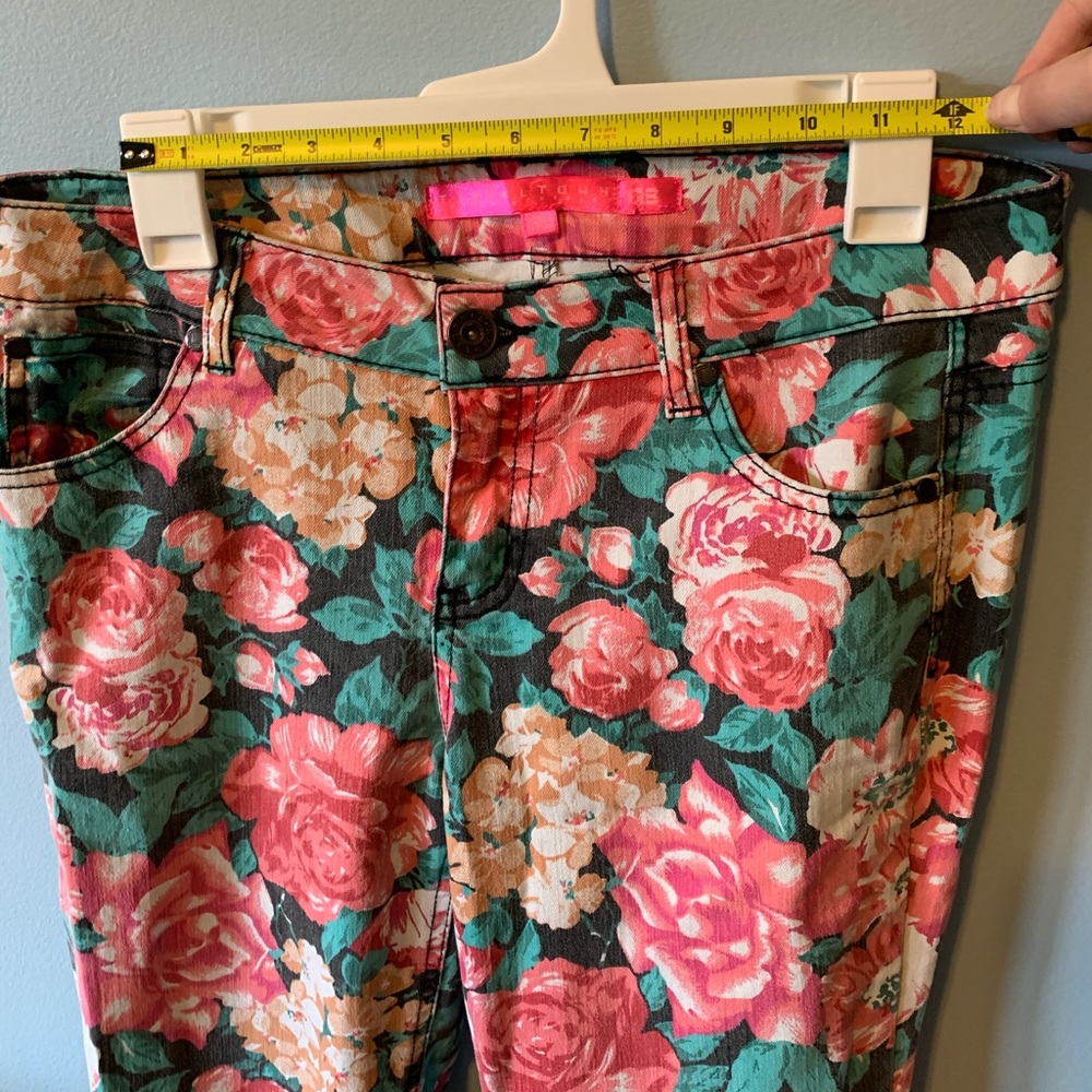 Y2K FLORAL Skinny jeans